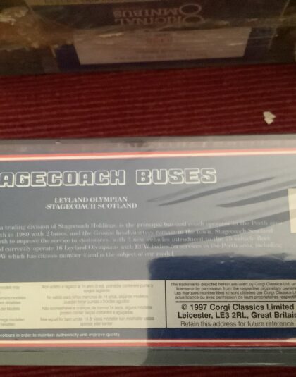 Stagecoach Scotland Leyland Olympian  – Original Omnibus 43005 pre owned