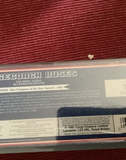 Stagecoach Bluebird Van Hool –  Original Omnibus 42708 pre owned 