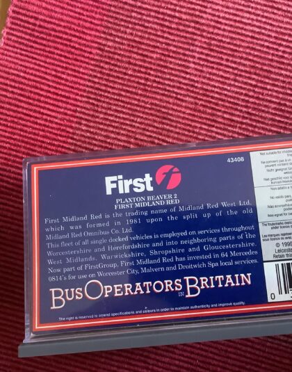 First Midland Red Plaxton Beaver 2  –  OOC 43408