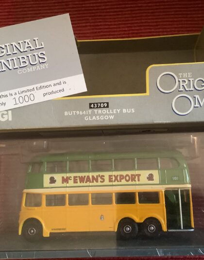 Glasgow BUT9641T trolly bus  – Beatties OOC  43709