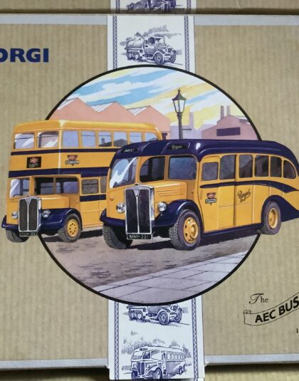 AEC  2 Bus Set –  Corgi 96990 1:50 Scale