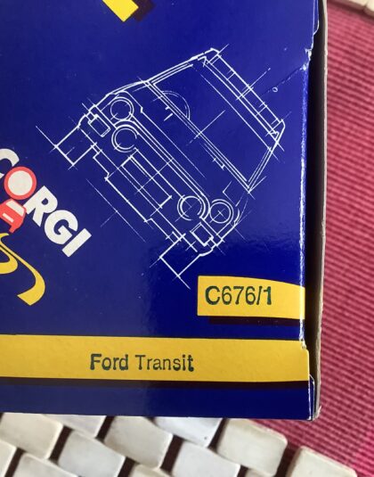 Midland Bluebird Ford Transit  – Corgi 676/1  Pre Owned
