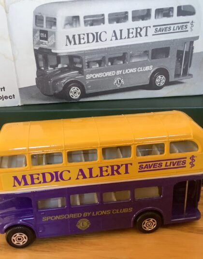 Medic Alert Routemaster – Lions Club Corgi special pre owned
