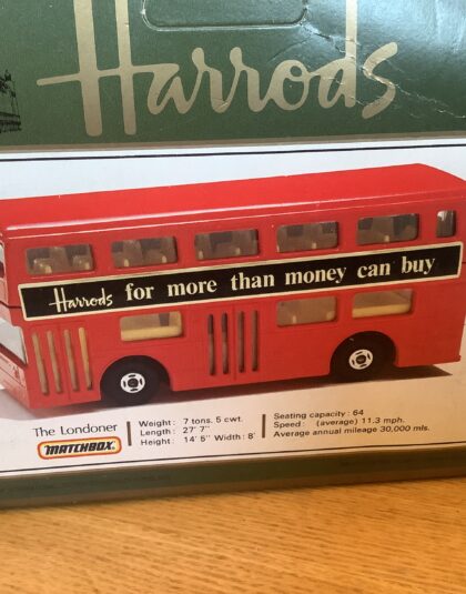 Harrods Londoner Bus  – Matchbox K-15   pre owned