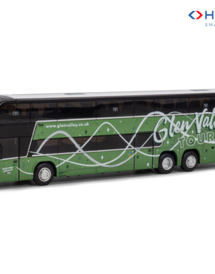 Glen Valley Tours Plaxton Panorama – Destination  0869 Alnwick  1:76 Scale