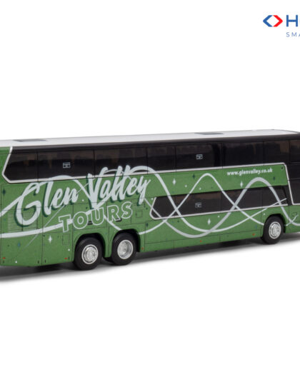 Glen Valley Tours Plaxton Panorama – Destination  0869 Alnwick  1:76 Scale