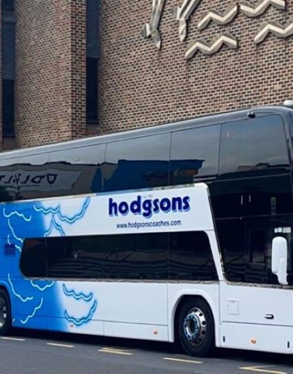 Hodgsons Coaches Plaxton Panorama – Destination  Darlington Arena Shuttle Bus  1:76 Scale