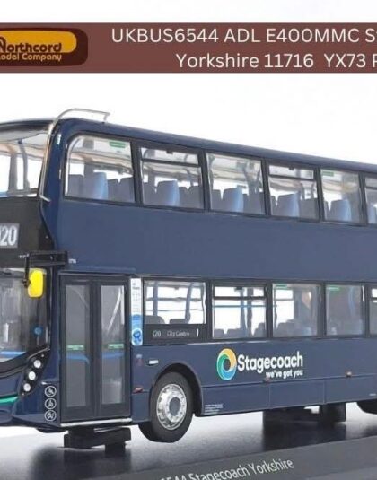Stagecoach Yorkshire Steel Blue AD Enviro 400 – Creative Master Northcord Ukbus 6544