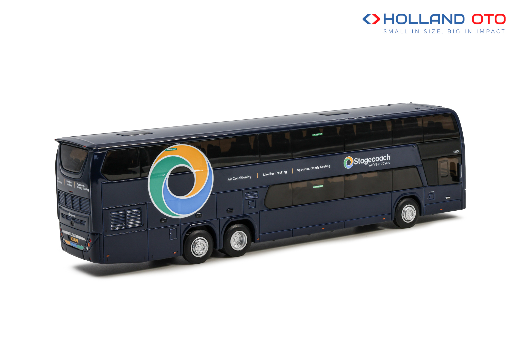 Stagecoach Steel Blue Plaxton Panorama - Destination X26 Glasgow - Image 3