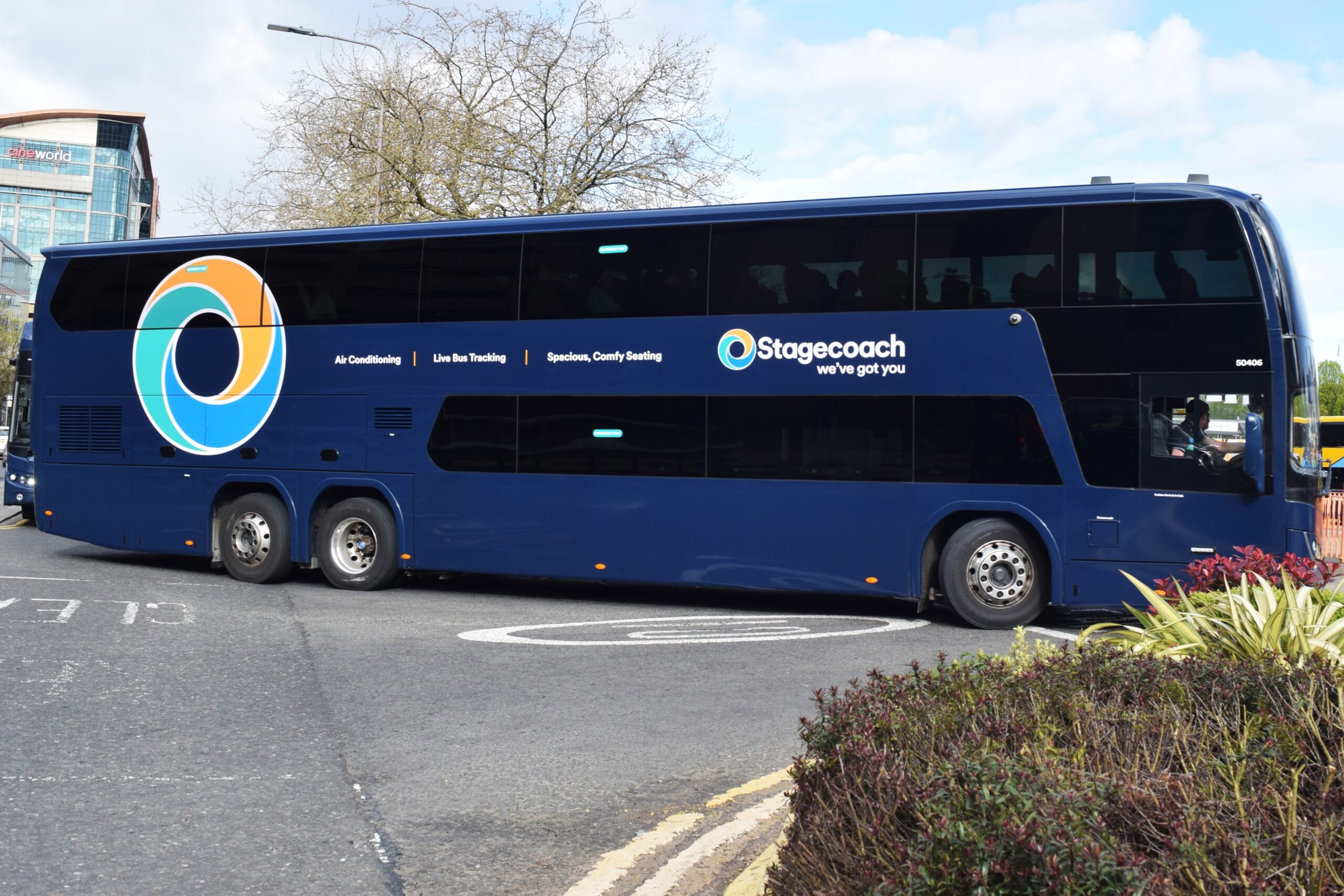 Stagecoach Steel Blue Plaxton Panorama - Destination X26 Glasgow - Image 2