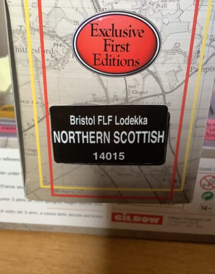   Northern Scottish Bristol FLF Lodekka   – EFE 14015 pre owned