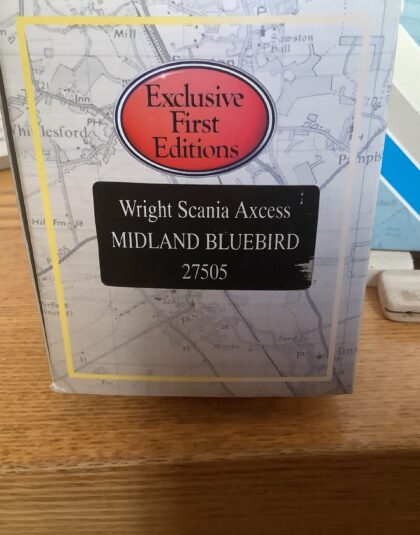 Midland Bluebird Wright Scania Access   – EFE 27505  pre owned
