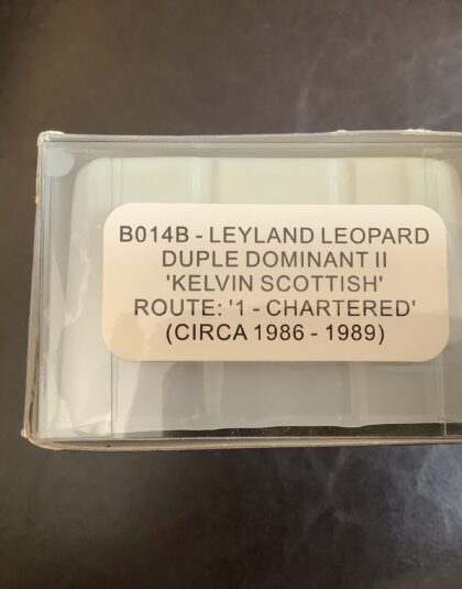 Kelvin Scottish Duple Dominant 11 – BT Models B014B
