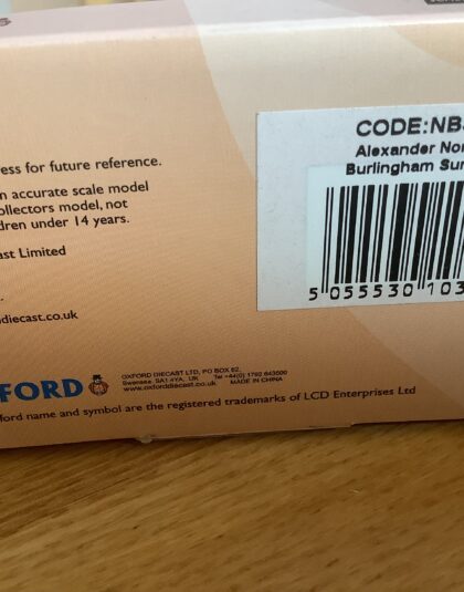 Alexander Northern Burlingame Sunsalon – Oxford N Gauge
