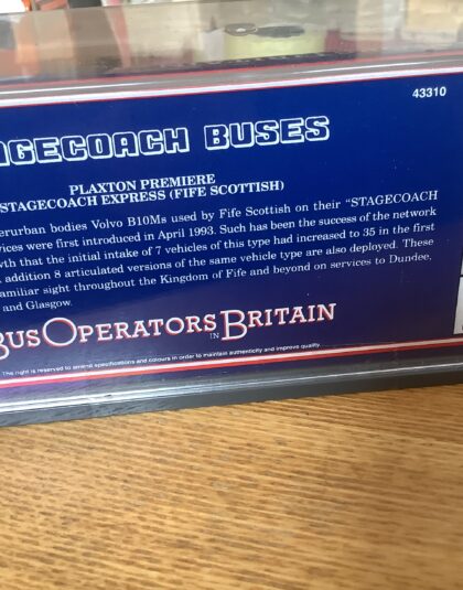 Stagecoach Express (Fife)  Plaxton Premier – OOC 43310 Pre Owned