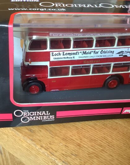 Central SMT Bristol Lodekka FS  – OM 40818B  dest 240 Lanark