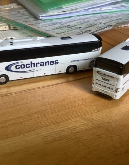 Cochranes Coaches Peterlee VDL Futura – 1:87 scale Holland Oto Buckie Model Centre