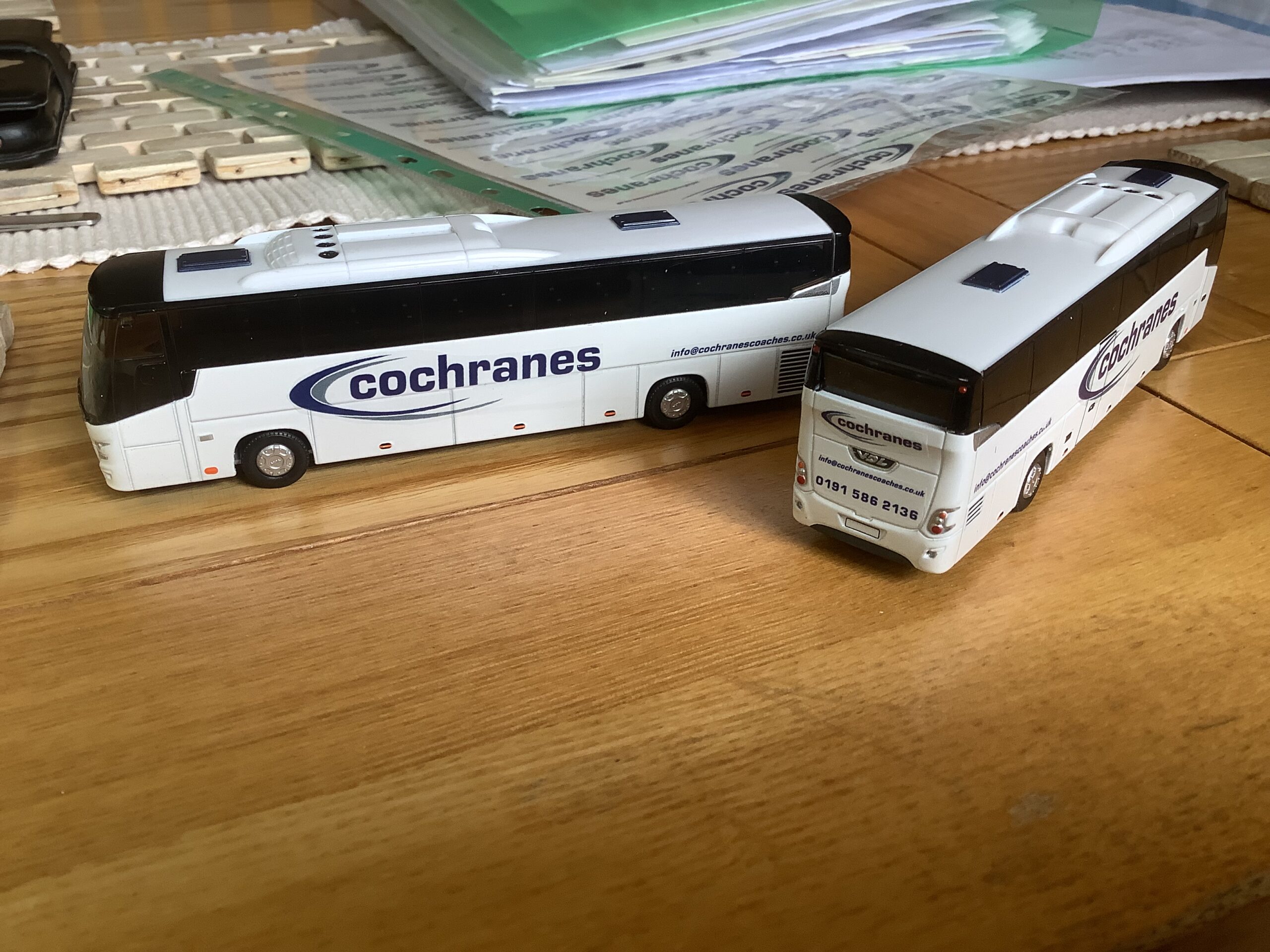 Cochranes Coaches Peterlee VDL Futura - 1:87 scale Holland Oto Buckie Model Centre